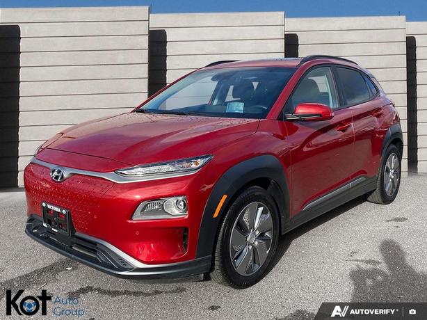 2021 Hyundai Kona Electric Ultimate SUNROOF! LEATHER SEATS! NAVIGATION! HEATED & image 1