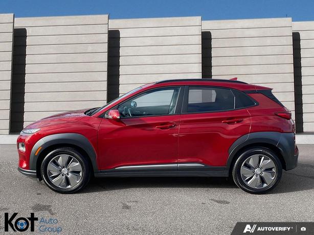 2021 Hyundai Kona Electric Ultimate SUNROOF! LEATHER SEATS! NAVIGATION! HEATED & image 3