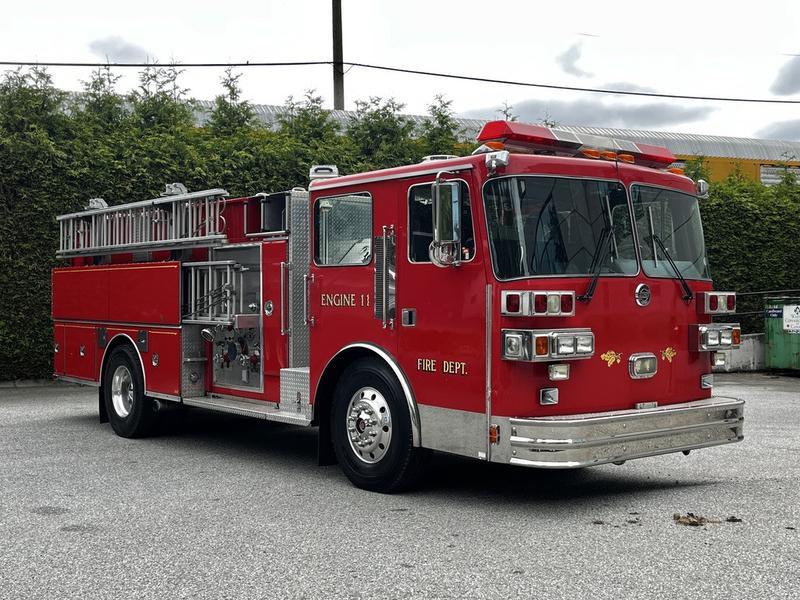 1991 Sutphen Deluge 500 IGAL Pumper Fire Truck Detroit Diesel display photo