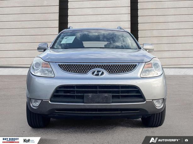 2011 Hyundai Veracruz GLS AUTO, BLACK INTERIOR, LEATHER HEATED SEATS, WHEEL CONT image 2