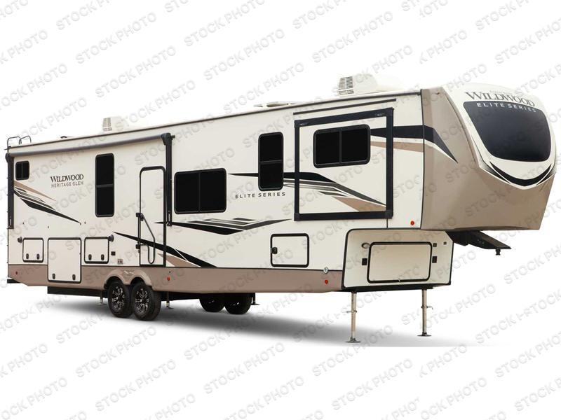 Used 2023 Forest River RV Wildwood Heritage Glen Elite Series 36FL display photo