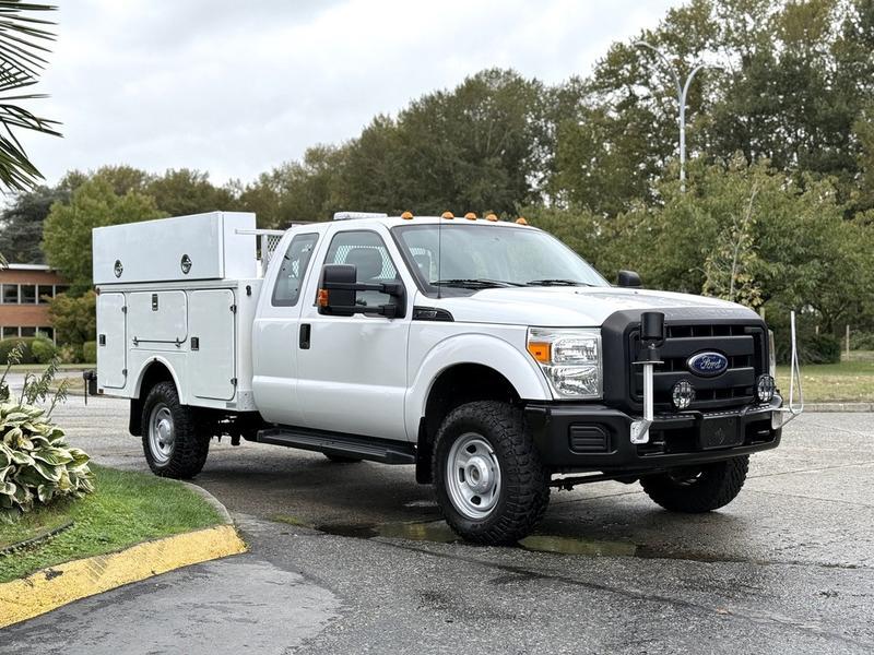2015 Ford F-350 SD 4X4 Service Truck with Storage Compartments display photo