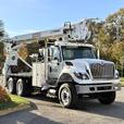 2011 International 7500 Terex Digger Derrick Flat Deck with 48-Foot Platform Hei thumbnail image