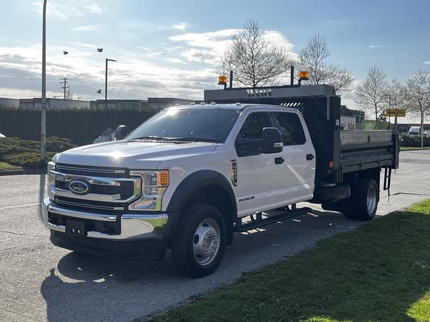 2021 Ford F-550 Crew Cab Powerstroke Diesel Dump Truck 4WD image 5