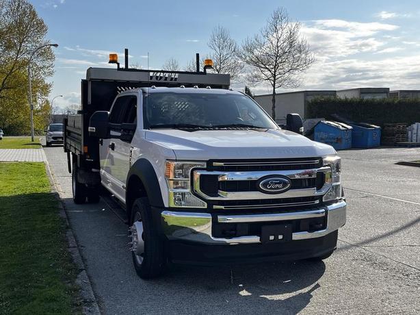 2021 Ford F-550 Crew Cab Powerstroke Diesel Dump Truck 4WD image 2