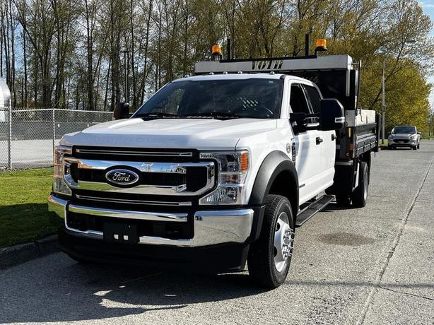 2021 Ford F-550 Crew Cab Powerstroke Diesel Dump Truck 4WD image 4