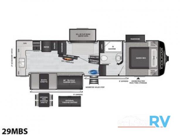 Used 2021 Keystone RV Cougar Half-Ton 29MBS image 2