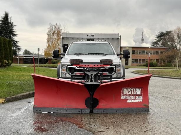 2021 Ford F600 XLT 4x4 Diesel Plow Truck with 11-Foot Dump and Sander image 3