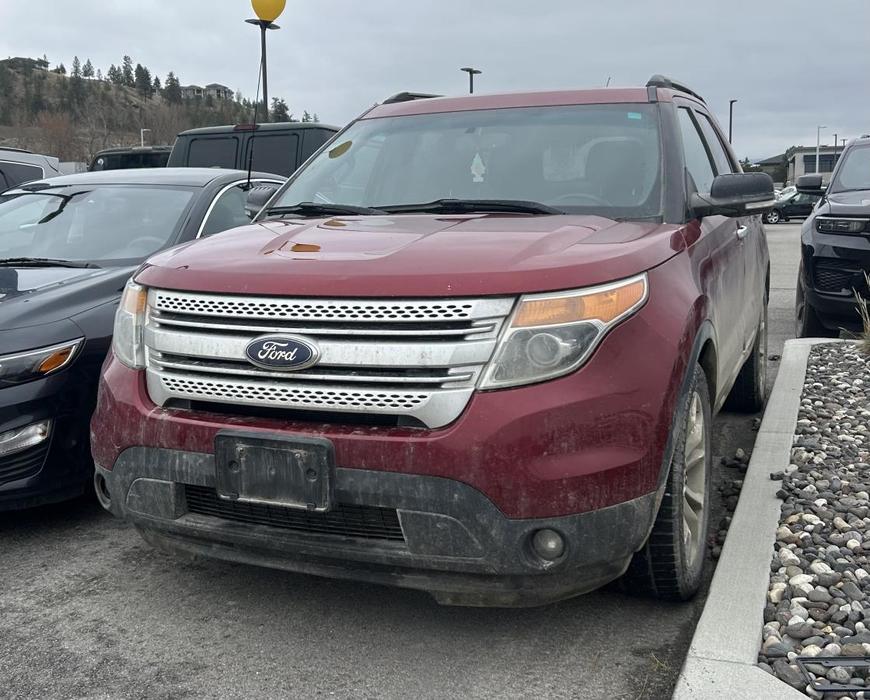 2014 Ford Explorer XLT AUTO, KEYLESS ENTRY, GREY INTERIOR, 4X4, RED EXTERIOR, WH display photo