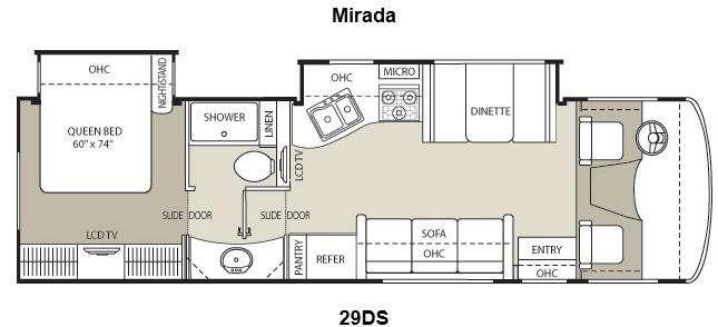 Used 2012 Coachmen RV Mirada 29DS display photo
