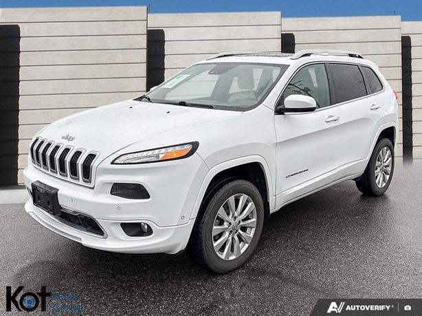 2017 Jeep Cherokee Overland ! PARKING SENSOR! REAR CROSS PASS! LOW KMS! POWER LI image 1