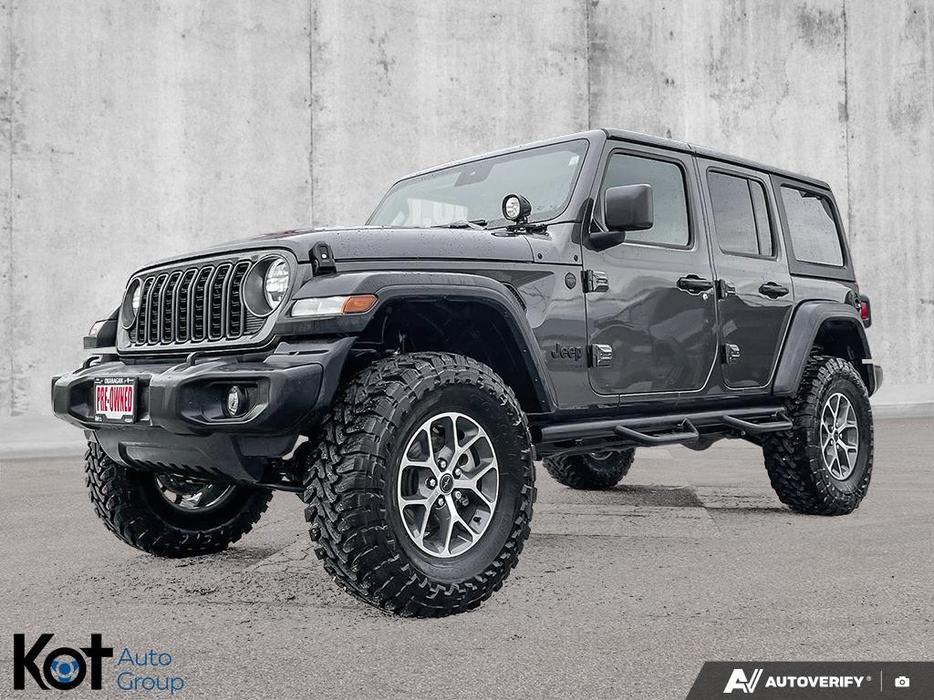 2025 Jeep Wrangler Sport S | 2" Lift Kit w/ Heavy Duty Spare Tire Carrier | Meta display photo