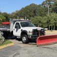2008 Ford F-450 SD Regular Cab Dually 2WD Plow Sander Truck with Dump Box thumbnail image 1