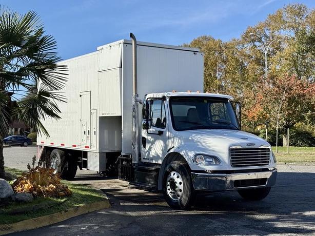 2011 Freightliner M2 106 20-Foot Cube Van with Cummins Engine and Shredder Setup image 1