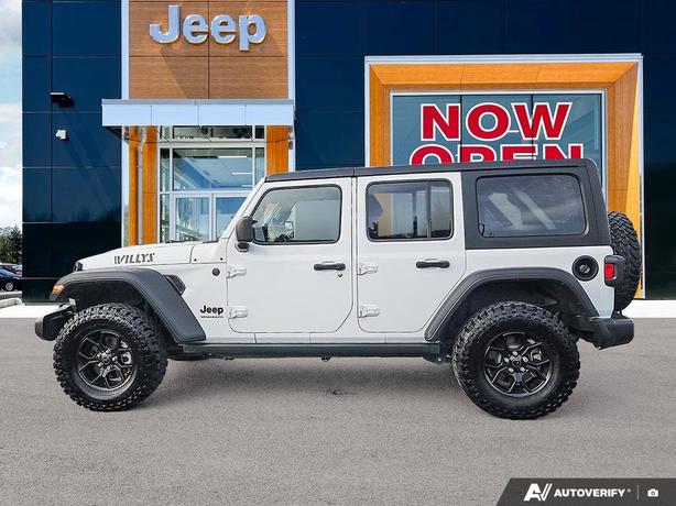 2024 Jeep Wrangler Willys 4 Door 4x4 | Remote Start | Heated Seats! image 3