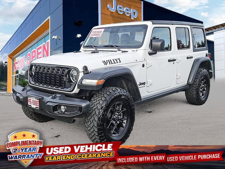 2024 Jeep Wrangler Willys 4 Door 4x4 | Remote Start | Heated Seats! display photo
