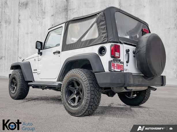 2017 Jeep Wrangler Sport | 3.6L V6 | Manual | Engine Block Heater | Tow Hooks |  image 3