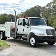 2008 International 4300 Diesel with Amco Veba Crane and 8-Foot Dump Box thumbnail image 1