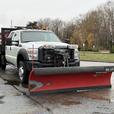 2013 Ford F-550 Crew Cab 9-Foot Flat Deck Dump Truck with Plow and Sander thumbnail image 2