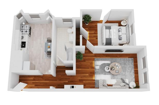 1 bedroom The Princeton image 1