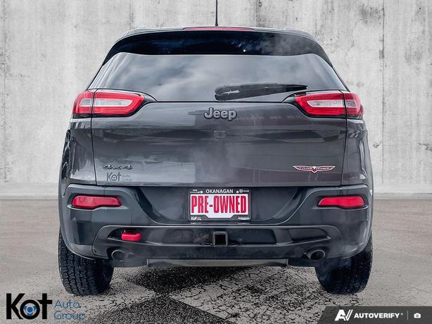 2017 Jeep Cherokee Trailhawk | 3.2L V6 | Leather Plus | Trailer Tow Package | Re image 4