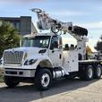 2011 International 7500 Terex Digger Derrick Flat Deck with 48-Foot Platform Hei thumbnail image 4