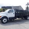 2001 Ford F-650 18 Foot Flat Deck Diesel Air Brakes thumbnail image 1