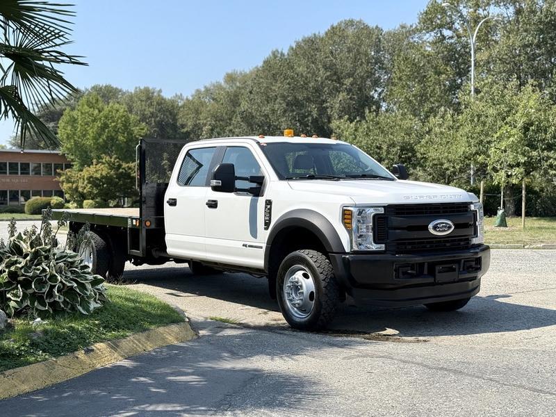 2018 Ford F-550 XL Crew Cab 4x4 Dually Diesel with 12-Foot Flat Deck display photo
