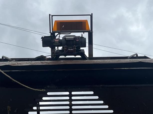 2008 Mitsubishi Fuso FE180 Power Tailgate Dump Truck With Winch 3 Seater Diesel image 5