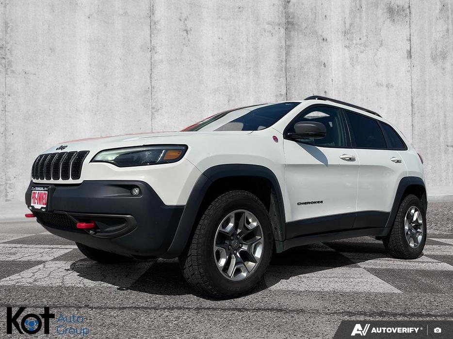 2019 Jeep Cherokee Trailhawk L | Heated & Ventilated Seats | Remote Start | Appl display photo