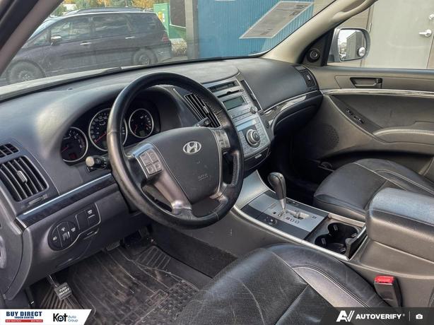 2011 Hyundai Veracruz GLS AUTO, BLACK INTERIOR, LEATHER HEATED SEATS, WHEEL CONT image 6