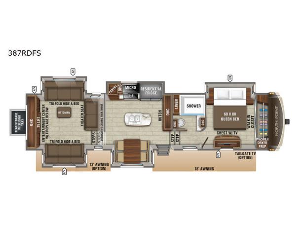 Used 2019 Jayco North Point 387RDFS image 5
