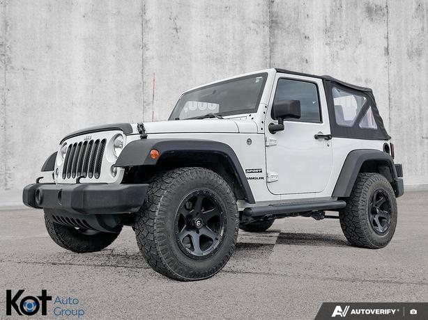 2017 Jeep Wrangler Sport | 3.6L V6 | Manual | Engine Block Heater | Tow Hooks |  image 1