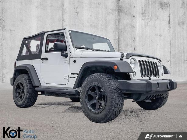 2017 Jeep Wrangler Sport | 3.6L V6 | Manual | Engine Block Heater | Tow Hooks |  image 7