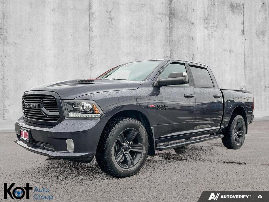 2018 RAM 1500 Sport | 3.0L EcoDiesel V6 | Loaded! | Trailer Tow Package | Heated display photo