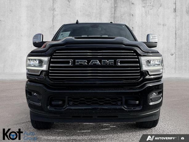 2023 RAM 3500 Laramie | 6.7L Cummins Turbo Diesel | Class V Hitch Receiver | Rea image 2