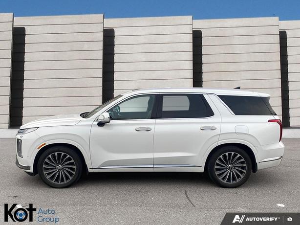 2024 Hyundai Palisade Ultimate Calligraphy 7 PASSENGER'S! NAPPA LEATHER! PANORAM image 3