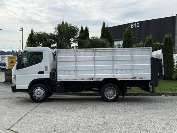 2014 Mitsubishi Fuso FE Flat Deck High Rail with Tommy Power Tailgate Diesel image 6