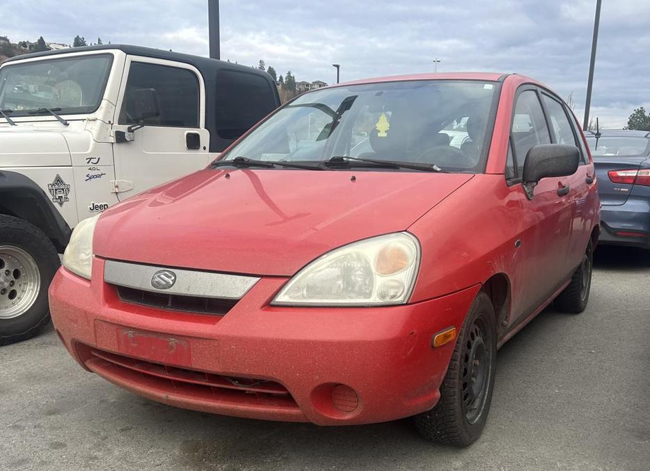 2003 Suzuki Aerio S MANUAL, GREY INTERIOR, MANUAL LOCKS, FBAIRC SEATS, 199,863 K display photo
