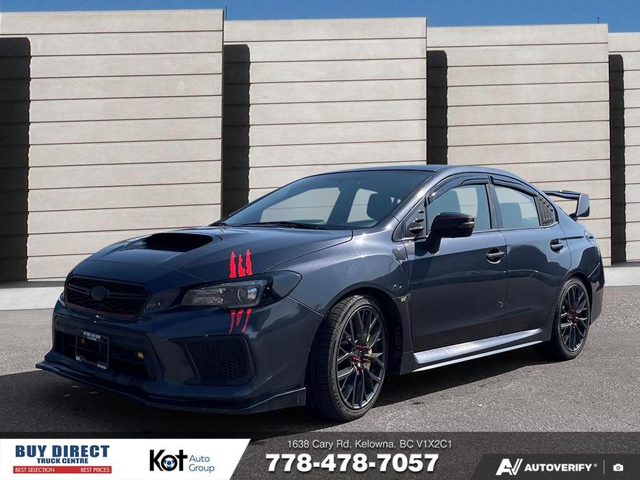 2019 Subaru WRX Sti Sport-Tech MANUAL, BLUETOOTH, FABRIC SEATS, GREY AND RED INT display photo