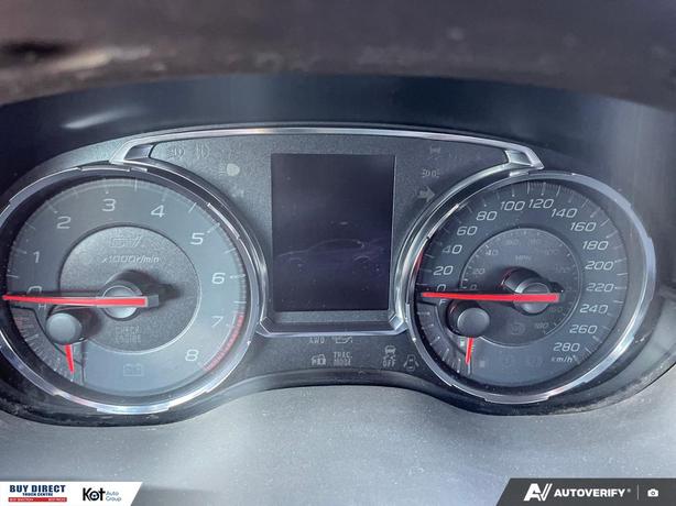 2019 Subaru WRX Sti Sport-Tech MANUAL, BLUETOOTH, FABRIC SEATS, GREY AND RED INT image 7