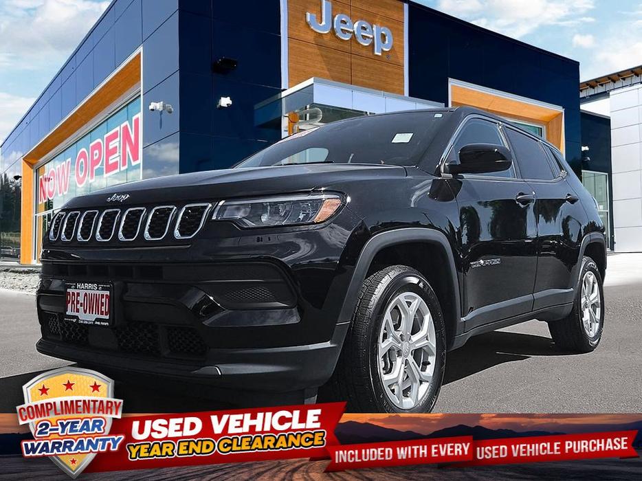 2024 Jeep Compass Sport 4x4 | Low Km's | One Owner | No Reported Accidents! display photo