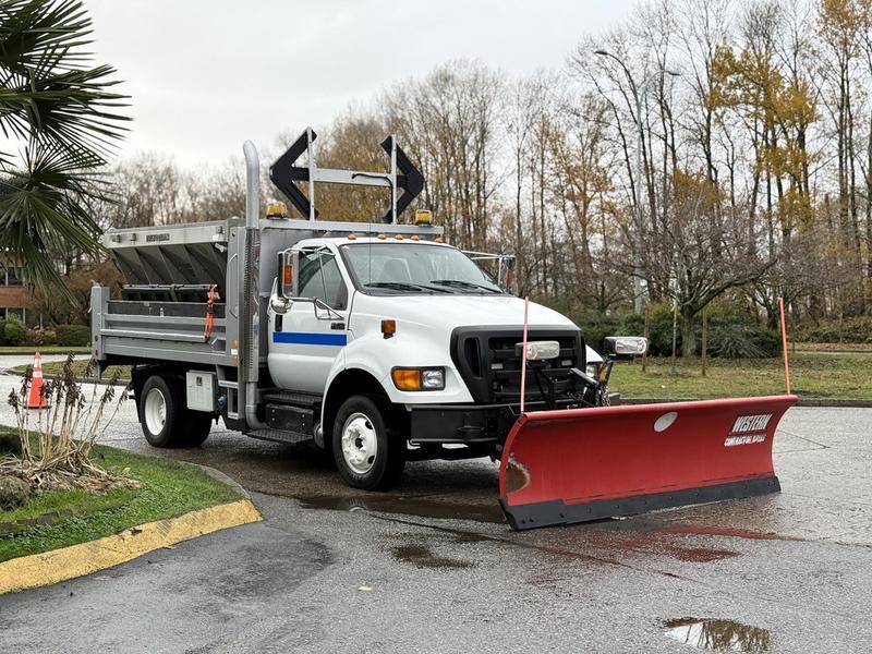 2013 Ford F-650 2013 Ford F-650 Cummins Plow Truck with 12-Foot Dump and Sander display photo