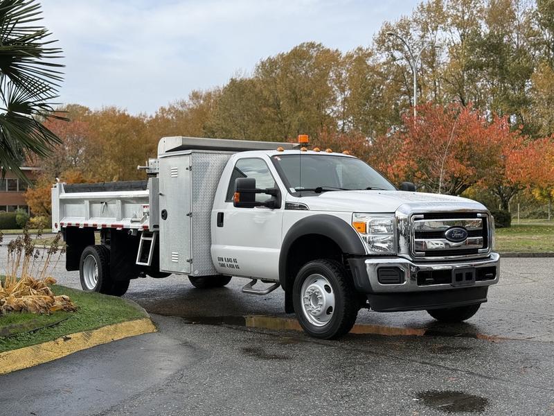 2012 Ford F-550 11-Foot Dump Truck with Aluminum Cabinets & PTO display photo