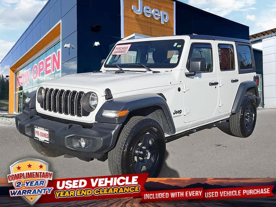 2024 Jeep Wrangler Sport 4 Door 4x4 | One Owner | Low KM! display photo