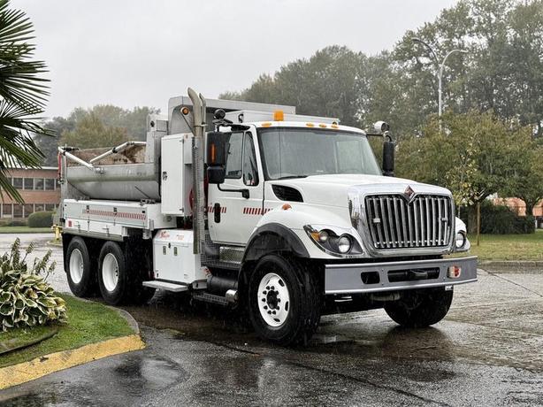 2011 International 7500 12-Foot Dump Truck with Sander and PTO image 1