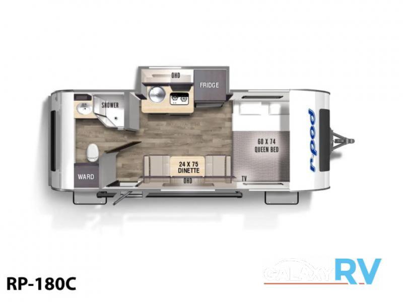 Used 2024 Forest River RV R Pod RP-180 display photo