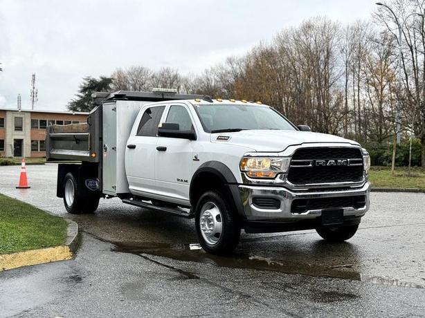 2021 RAM 5500 Crew Cab 4x4 DRW Cummins 9-Foot Dump Truck image 1