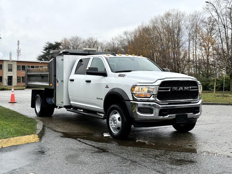 2021 RAM 5500 Crew Cab 4x4 DRW Cummins 9-Foot Dump Truck display photo