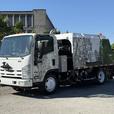 2014 Isuzu NRR Sweeper Truck with Sprayer and Dump Box thumbnail image 5